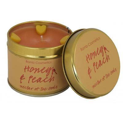 Honey & Peach Candle in a Tin