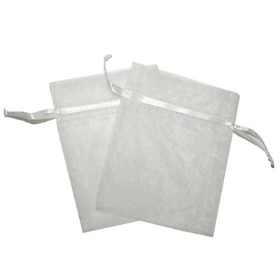 White Organza Bag Two Pack