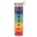 Chakra Scented 21cm Tall Glass Candle
