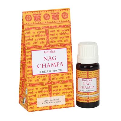 Goloka Nag Champa Fragrance Oil 10ml