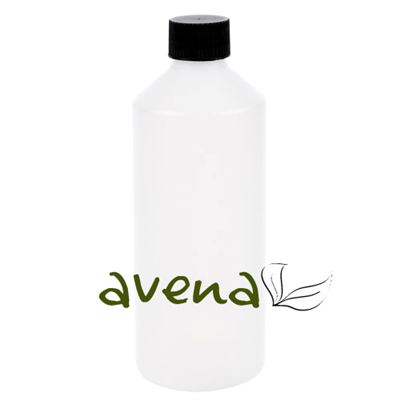 Plastic Bottles Frosted Slim with Black Cap 500ml