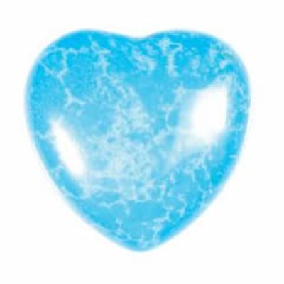 Turquoise Howlite Heart Small