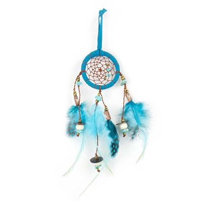 Turquoise Blue Dream Catchers With Stone Chips and Weathers