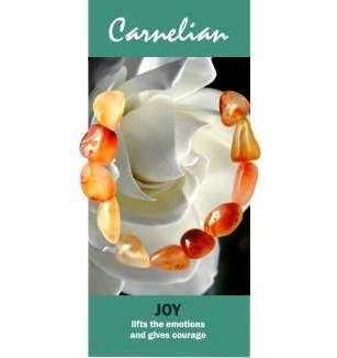 Carnelian Bracelet Natural Jewellery for Joy