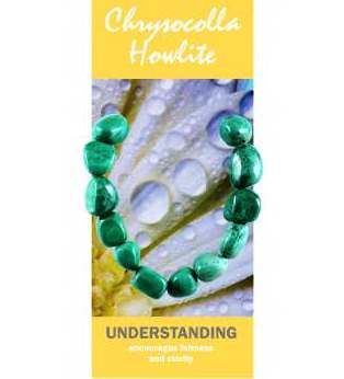 Chrysocolla Howlite Bracelet Natural Jewellery for Understanding