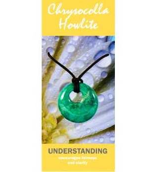 Chrysocolla Howlite Agogo Necklace Natural Jewellery for Understanding