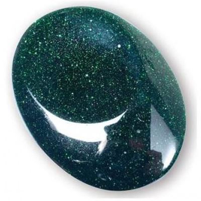 Green Goldstone Thumb Stone