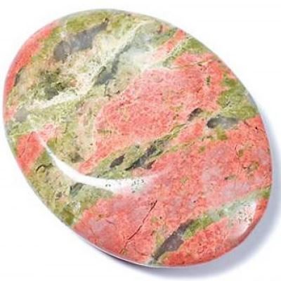 Unakite Thumb Stone