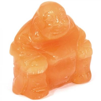 Orange Calcite Buddha 50mm