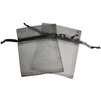 Silver Organza Bag Two Pack