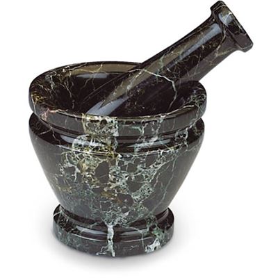 Black Marble Pestle & Mortar