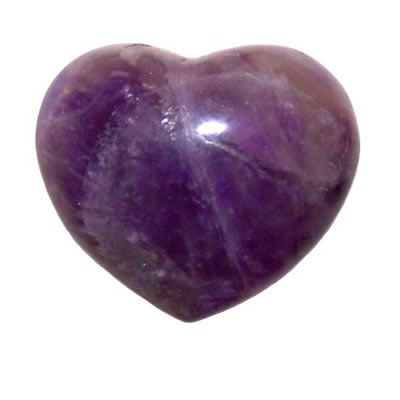 Amethyst Heart Small