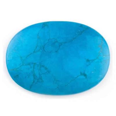 Blue Howlite Palmstone