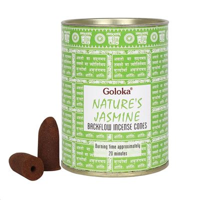 Jasmine Goloka Backflow Incense Cones 24s