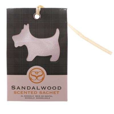 Sandalwood Scented Sachet Scottie Dog Design