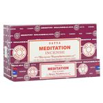 Meditation Satya Incense Sticks 15g Box Of Twelve Special Offer