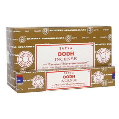 Oodh Satya Incense Sticks 15g Box Of Twelve Special Offer