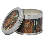 The Astrologer Owl Candle in a Tin