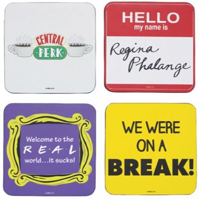 Friends Quotes Gift Set Of 4 Coasters