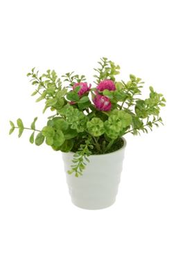 Pink Small Pot Realistic Artificial Plant