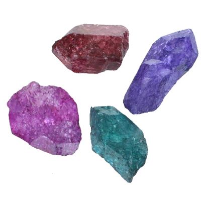 Rainbow Quartz Points Set of Four