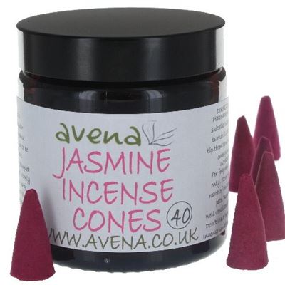 Jasmine Avena Large Incense Cones 40