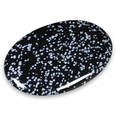 Snowflake Obsidian Palmstone