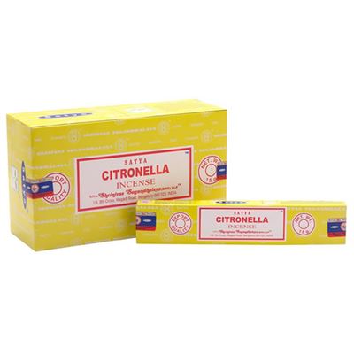 Citronella Satya Incense Sticks 15g Box of Twelve Special Offer