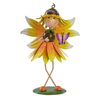 Sunflower Fairy Metal Large In Gift Box
