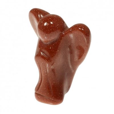 Red Goldstone Angel 3cm