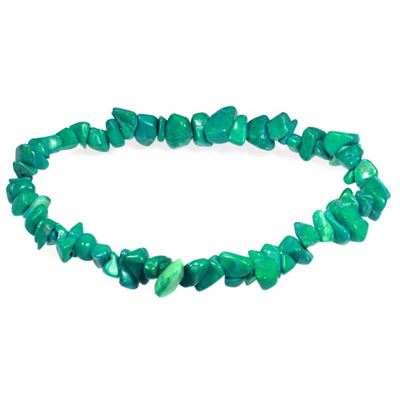 Malachite Howlite Gemchip Bracelet