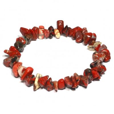 Poppy Jasper Gemchip Bracelet