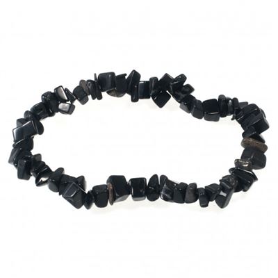 Black Obsidian Gemchip Bracelet
