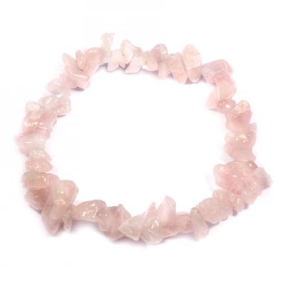 Rose Quartz Gemchip Bracelet