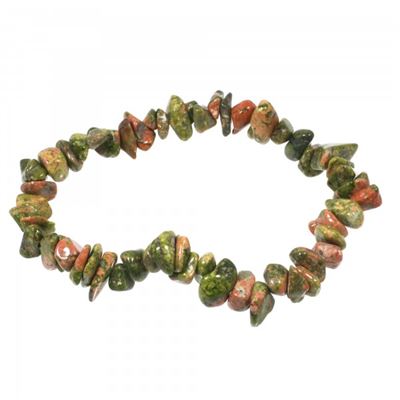 Unakite Gemchip Bracelet