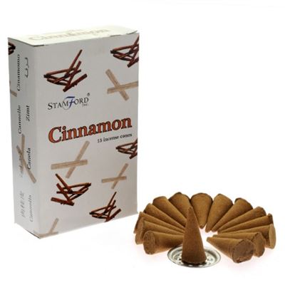 Cinnamon Incense Cones Stamford 15`s Box