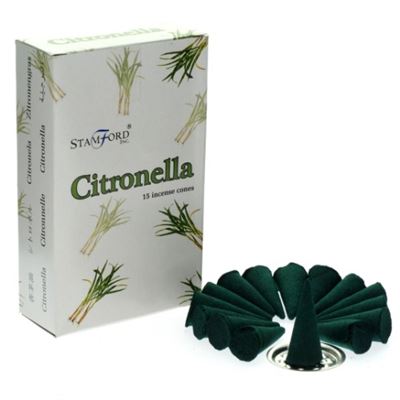 Citronella Incense Cones Stamford 15`s Box