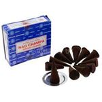 Nag Champa Satya Incense Dhoop Cones 12`s Box