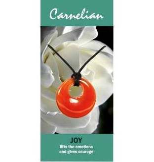 Carnelian Agogo Necklace Natural Jewellery for Joy