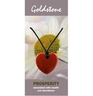 Goldstone Heart Necklace Natural Jewellery for Prosperity