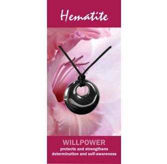Hematite Agogo Necklace Natural Jewellery for Willpower