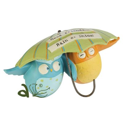 Good Friends Rain or Shine Owls with Brolly
