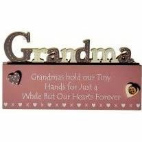 Grandma Cut Out on Word Block