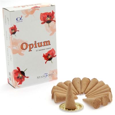 Opium Incense Cones Stamford 15’s Box