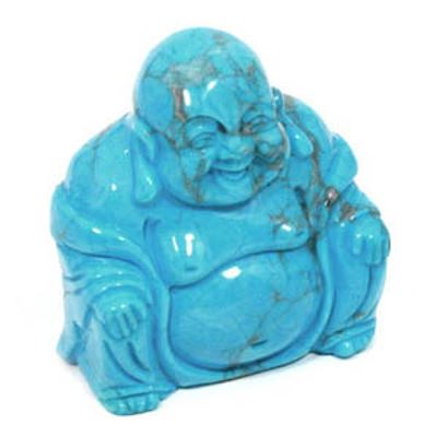 Turquoise Howlite Buddha 50mm