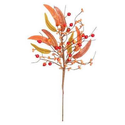 Autumn Berry Decorative Stem 44cm